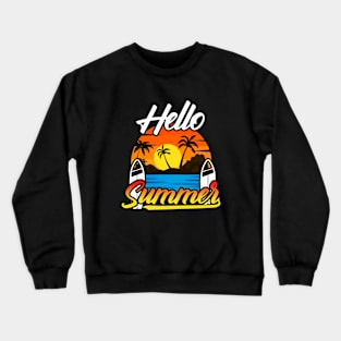 Hello Summer Crewneck Sweatshirt